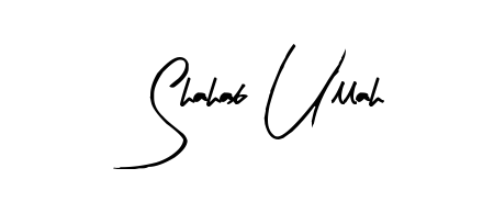 Master the art of signing with Shahab Ullah written in fluent Arty Signature script. A great template to practice and refine your handwriting. Shahab Ullah signature style 8 images and pictures png