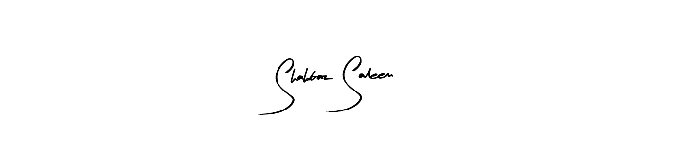 How to Draw Shahbaz Saleem signature style? Arty Signature is a latest design signature styles for name Shahbaz Saleem. Shahbaz Saleem signature style 8 images and pictures png