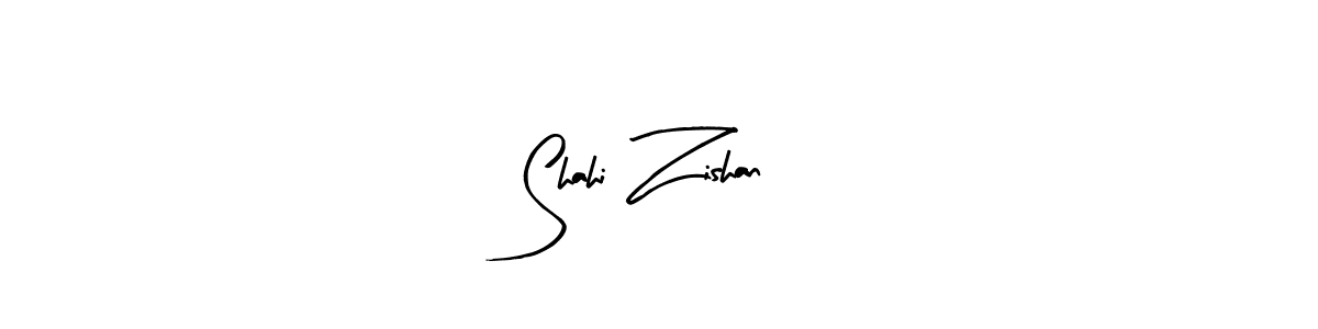 Use a signature maker to create a handwritten signature online. With this signature software, you can design (Arty Signature) your own signature for name Shahi Zishan. Shahi Zishan signature style 8 images and pictures png