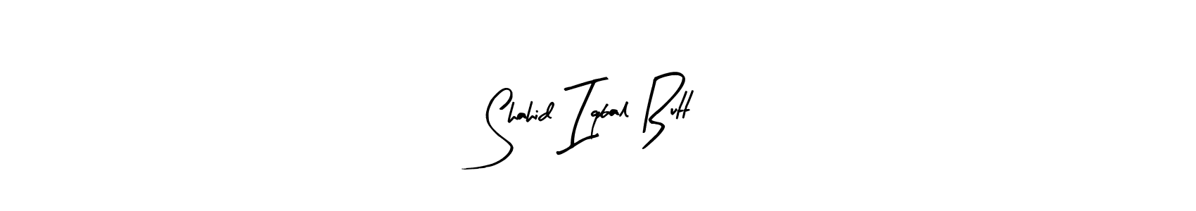 This is the best signature style for the Shahid Iqbal Butt name. Also you like these signature font (Arty Signature). Mix name signature. Shahid Iqbal Butt signature style 8 images and pictures png