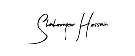 Use a signature maker to create a handwritten signature online. With this signature software, you can design (Arty Signature) your own signature for name Shahoriyer Hossain. Shahoriyer Hossain signature style 8 images and pictures png