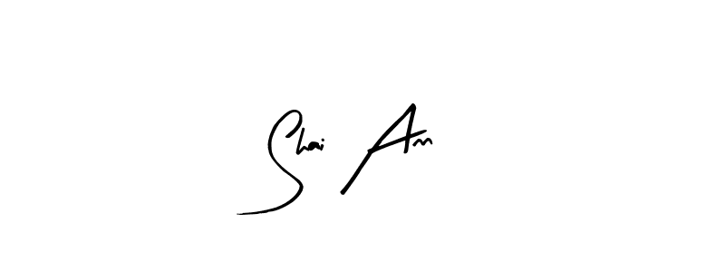 Arty Signature is a professional signature style that is perfect for those who want to add a touch of class to their signature. It is also a great choice for those who want to make their signature more unique. Get Shai Ann name to fancy signature for free. Shai Ann signature style 8 images and pictures png