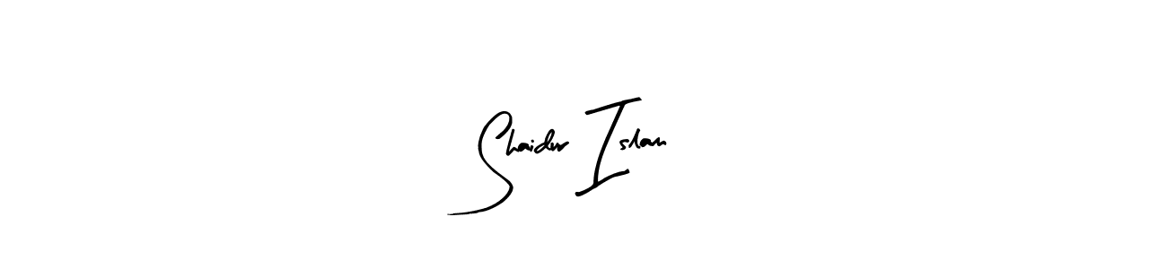 How to make Shaidur Islam name signature. Use Arty Signature style for creating short signs online. This is the latest handwritten sign. Shaidur Islam signature style 8 images and pictures png