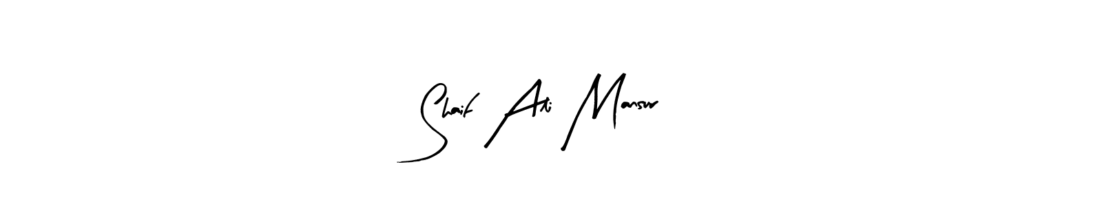 Once you've used our free online signature maker to create your best signature Arty Signature style, it's time to enjoy all of the benefits that Shaif Ali Mansur name signing documents. Shaif Ali Mansur signature style 8 images and pictures png