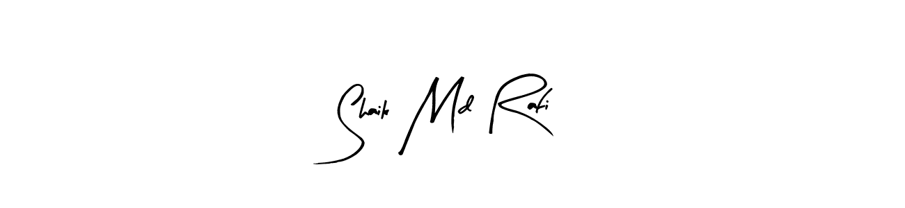 Also we have Shaik Md Rafi name is the best signature style. Create professional handwritten signature collection using Arty Signature autograph style. Shaik Md Rafi signature style 8 images and pictures png