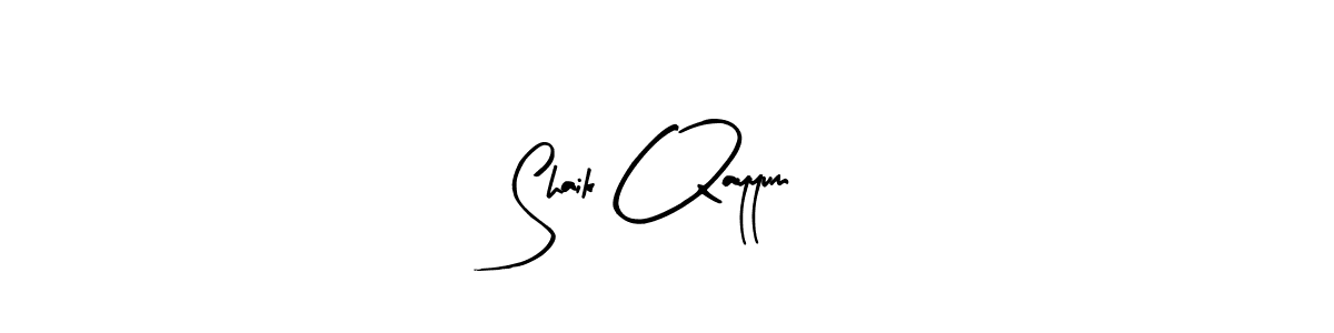 The best way (Arty Signature) to make a short signature is to pick only two or three words in your name. The name Shaik Qayyum include a total of six letters. For converting this name. Shaik Qayyum signature style 8 images and pictures png