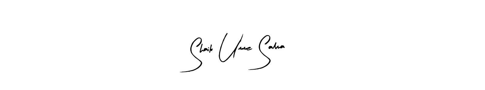 Shaik Umme Salma stylish signature style. Best Handwritten Sign (Arty Signature) for my name. Handwritten Signature Collection Ideas for my name Shaik Umme Salma. Shaik Umme Salma signature style 8 images and pictures png