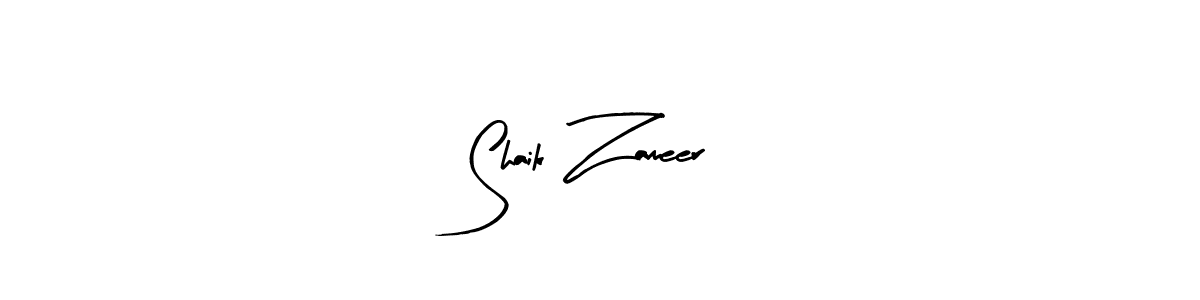 Design your own signature with our free online signature maker. With this signature software, you can create a handwritten (Arty Signature) signature for name Shaik Zameer. Shaik Zameer signature style 8 images and pictures png