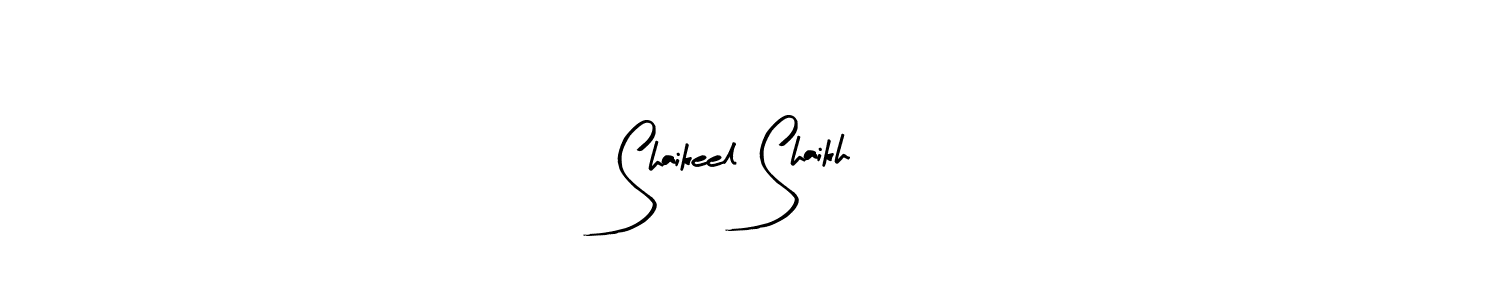 Also You can easily find your signature by using the search form. We will create Shaikeel Shaikh name handwritten signature images for you free of cost using Arty Signature sign style. Shaikeel Shaikh signature style 8 images and pictures png