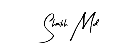 A dynamic signature style for Shaikh Md using Arty Signature script. Designed to look authentic, handwritten, and professional. Shaikh Md signature style 8 images and pictures png