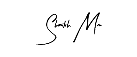 Designed for modern professionals: Shaikh Mm name signature crafted with Arty Signature script. Ready for digital PDF workflows. Shaikh Mm signature style 8 images and pictures png