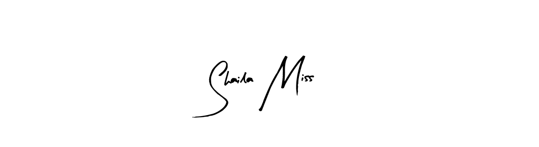 Design your own signature with our free online signature maker. With this signature software, you can create a handwritten (Arty Signature) signature for name Shaila Miss. Shaila Miss signature style 8 images and pictures png