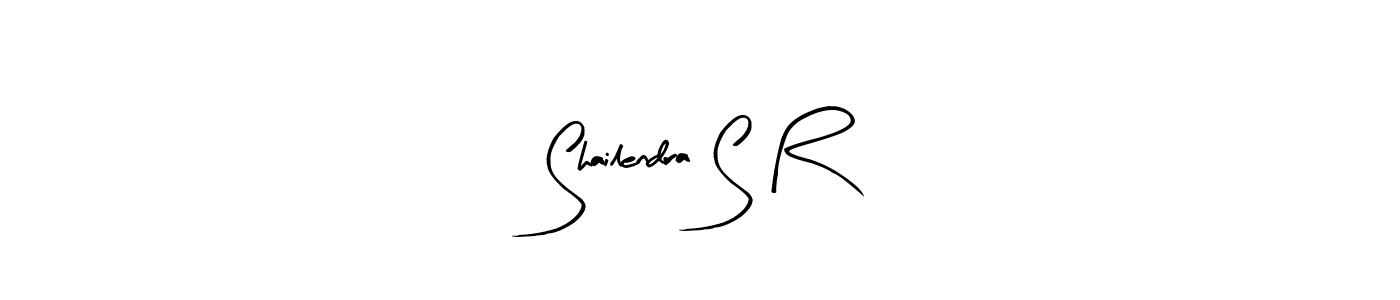 if you are searching for the best signature style for your name Shailendra S R. so please give up your signature search. here we have designed multiple signature styles  using Arty Signature. Shailendra S R signature style 8 images and pictures png