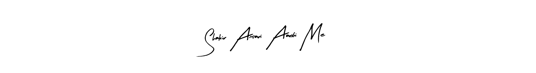 Once you've used our free online signature maker to create your best signature Arty Signature style, it's time to enjoy all of the benefits that Shakir Ansari Aarbi Me name signing documents. Shakir Ansari Aarbi Me signature style 8 images and pictures png