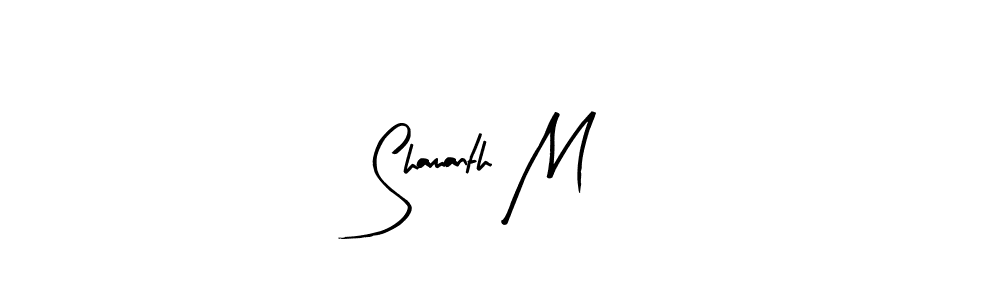 How to make Shamanth M signature? Arty Signature is a professional autograph style. Create handwritten signature for Shamanth M name. Shamanth M signature style 8 images and pictures png