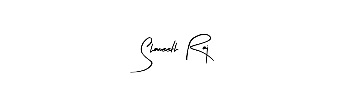 Create a beautiful signature design for name Shameeth Raj. With this signature (Arty Signature) fonts, you can make a handwritten signature for free. Shameeth Raj signature style 8 images and pictures png