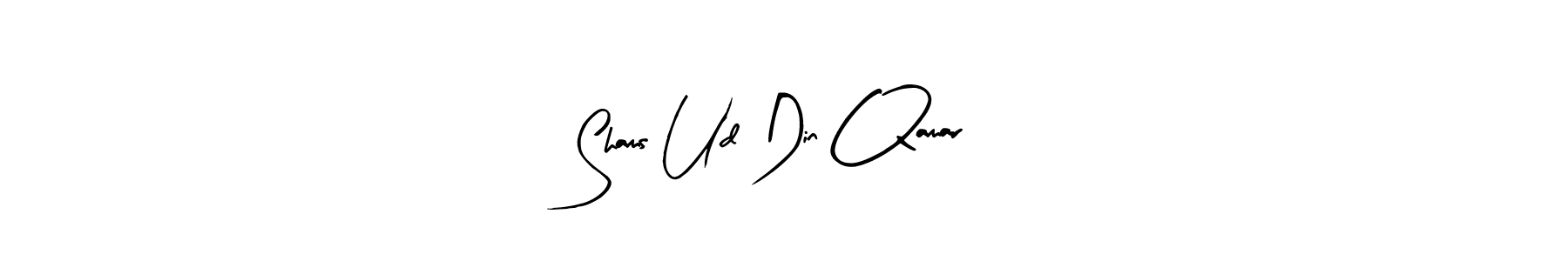 Arty Signature is a professional signature style that is perfect for those who want to add a touch of class to their signature. It is also a great choice for those who want to make their signature more unique. Get Shams Ud Din Qamar name to fancy signature for free. Shams Ud Din Qamar signature style 8 images and pictures png