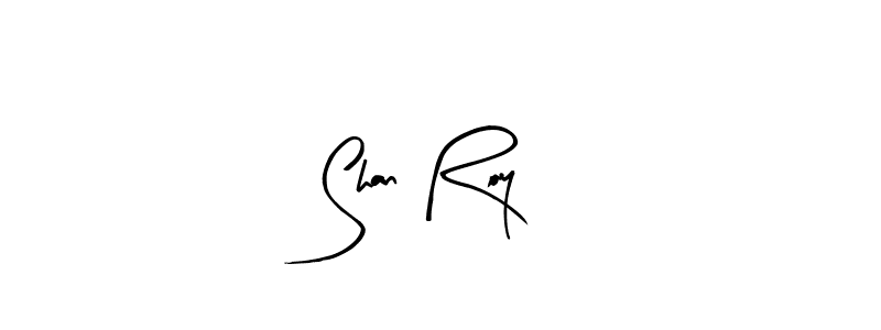 How to make Shan Roy name signature. Use Arty Signature style for creating short signs online. This is the latest handwritten sign. Shan Roy signature style 8 images and pictures png
