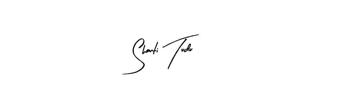 Design your own signature with our free online signature maker. With this signature software, you can create a handwritten (Arty Signature) signature for name Shanti Tudu. Shanti Tudu signature style 8 images and pictures png