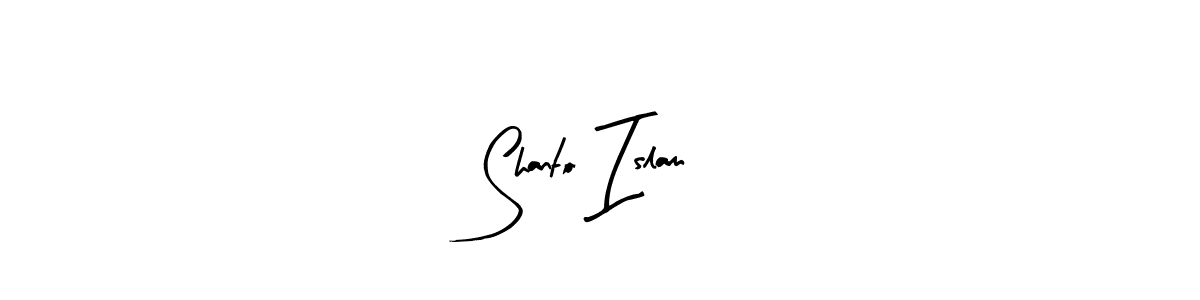 Shanto Islam stylish signature style. Best Handwritten Sign (Arty Signature) for my name. Handwritten Signature Collection Ideas for my name Shanto Islam. Shanto Islam signature style 8 images and pictures png