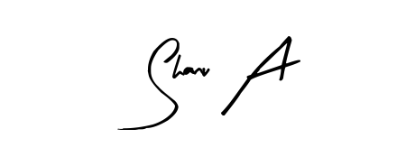 The Arty Signature font transforms the name Shanu A into an executive sign with sharp precision and distinguished character. Shanu A signature style 8 images and pictures png