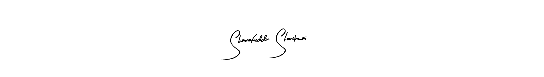 Use a signature maker to create a handwritten signature online. With this signature software, you can design (Arty Signature) your own signature for name Sharafuddin Stanikzai. Sharafuddin Stanikzai signature style 8 images and pictures png