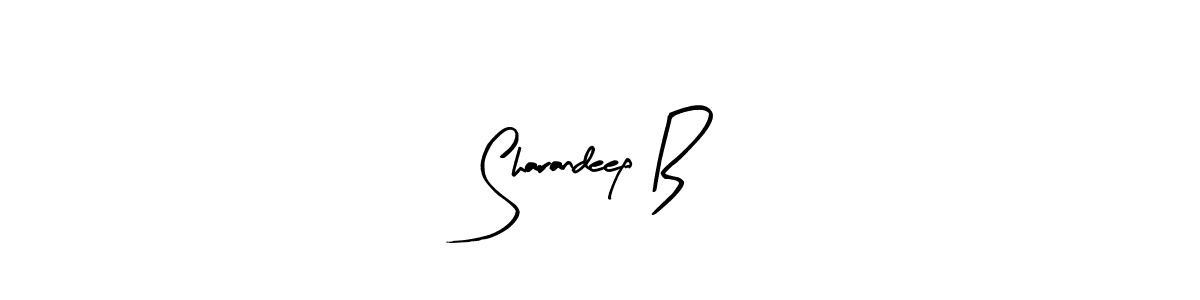 Make a beautiful signature design for name Sharandeep B. Use this online signature maker to create a handwritten signature for free. Sharandeep B signature style 8 images and pictures png