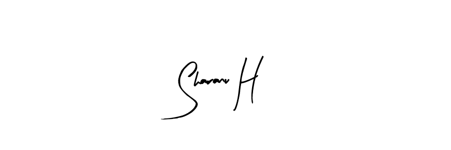 Sharanu H stylish signature style. Best Handwritten Sign (Arty Signature) for my name. Handwritten Signature Collection Ideas for my name Sharanu H. Sharanu H signature style 8 images and pictures png