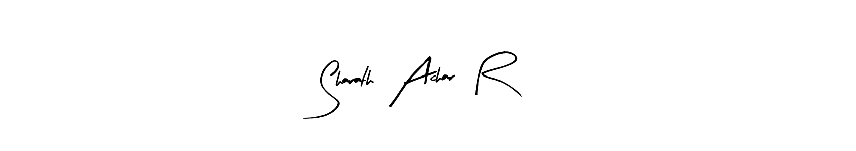 Make a beautiful signature design for name Sharath  Achar  R. Use this online signature maker to create a handwritten signature for free. Sharath  Achar  R signature style 8 images and pictures png