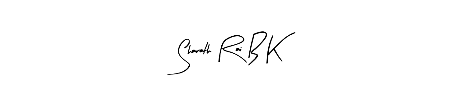The best way (Arty Signature) to make a short signature is to pick only two or three words in your name. The name Sharath Rai B K include a total of six letters. For converting this name. Sharath Rai B K signature style 8 images and pictures png