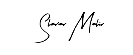 A sleek calligraphic signature for name Shariar Mahir utilizing Arty Signature styling. Great for adding personal signatures to photos and art. Shariar Mahir signature style 8 images and pictures png