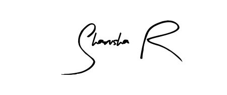 The best way (Arty Signature) to make a short signature is to pick only two or three words in your name. For converting this name Sharusha R. Sharusha R signature style 8 images and pictures png