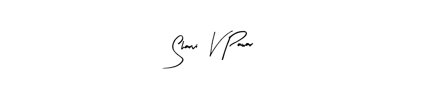 Make a beautiful signature design for name Sharvi  V Pawar. Use this online signature maker to create a handwritten signature for free. Sharvi  V Pawar signature style 8 images and pictures png