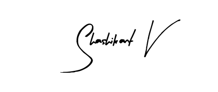 Stand out with a creative autograph for Shashikant V. The Arty Signature styling blends modern aesthetics with classic signature flourishes. Shashikant V signature style 8 images and pictures png