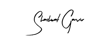 Get inspired by this graceful Arty Signature signature style for name Shashwat Ganvir. Smooth loops and balanced proportions for everyday use. Shashwat Ganvir signature style 8 images and pictures png
