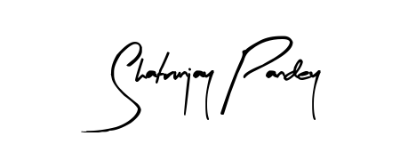 Try this chic Shatrunjay Pandey handwritten sign style. Using Arty Signature font elements, it gives your name a sleek, memorable identity. Shatrunjay Pandey signature style 8 images and pictures png