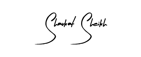 A stylish, flowing autograph style designed for name Shaukat Sheikh using Arty Signature typography. Perfect for digital creative projects. Shaukat Sheikh signature style 8 images and pictures png
