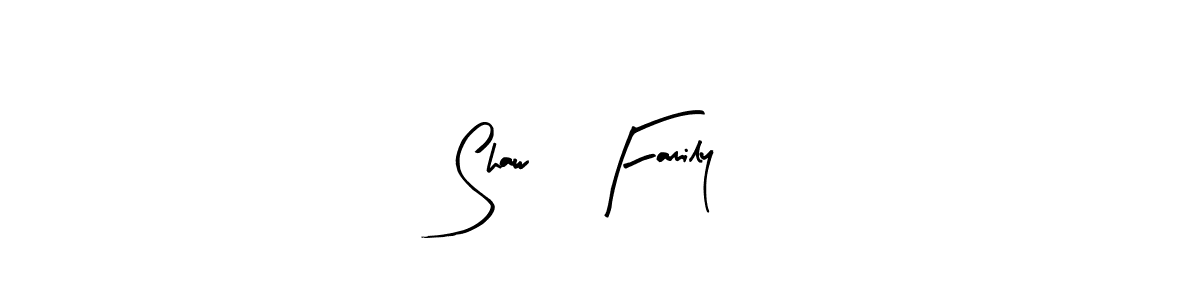 Make a short Shaw, Family signature style. Manage your documents anywhere anytime using Arty Signature. Create and add eSignatures, submit forms, share and send files easily. Shaw, Family signature style 8 images and pictures png