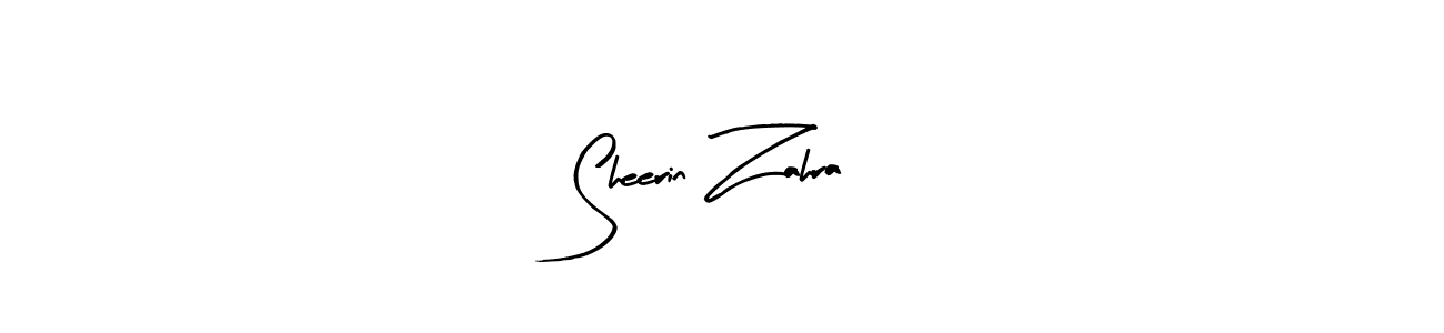 Design your own signature with our free online signature maker. With this signature software, you can create a handwritten (Arty Signature) signature for name Sheerin Zahra. Sheerin Zahra signature style 8 images and pictures png