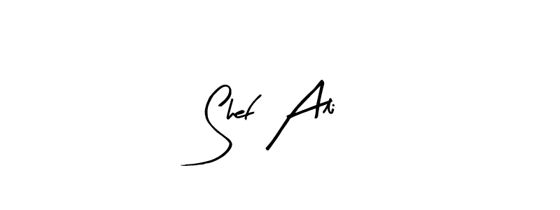 Also we have Shef Ali name is the best signature style. Create professional handwritten signature collection using Arty Signature autograph style. Shef Ali signature style 8 images and pictures png