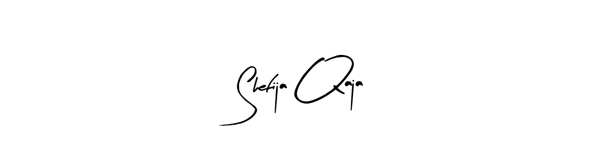 Also You can easily find your signature by using the search form. We will create Shefija Qaja name handwritten signature images for you free of cost using Arty Signature sign style. Shefija Qaja signature style 8 images and pictures png