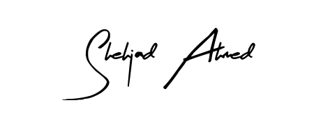 Discover how Shehjad Ahmed looks in an executive cursive font (Arty Signature). Perfect for legal documents, invoices, and certificates. Shehjad Ahmed signature style 8 images and pictures png