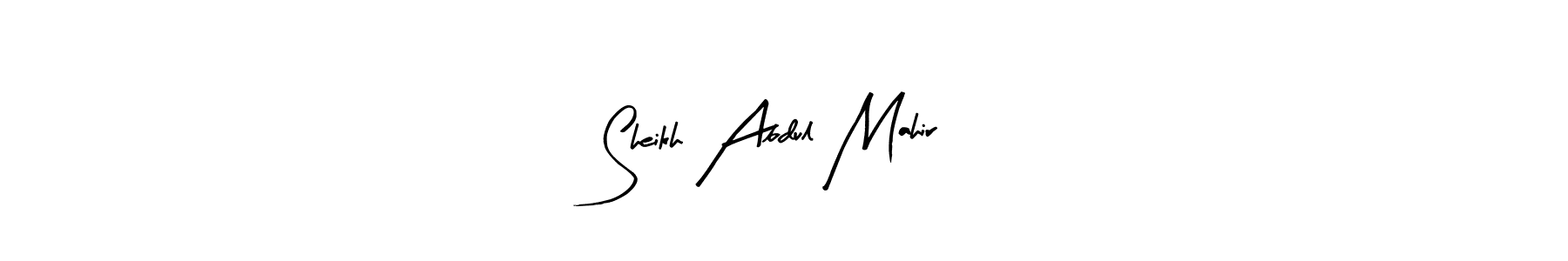 It looks lik you need a new signature style for name Sheikh Abdul Mahir. Design unique handwritten (Arty Signature) signature with our free signature maker in just a few clicks. Sheikh Abdul Mahir signature style 8 images and pictures png