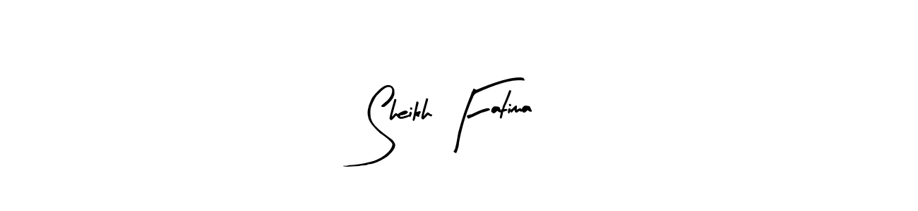Make a beautiful signature design for name Sheikh Fatima. With this signature (Arty Signature) style, you can create a handwritten signature for free. Sheikh Fatima signature style 8 images and pictures png