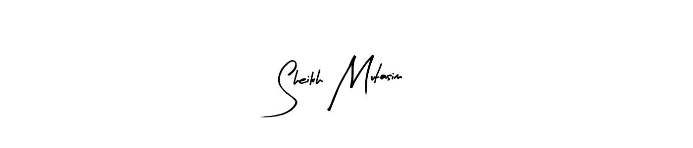 How to make Sheikh Mutasim signature? Arty Signature is a professional autograph style. Create handwritten signature for Sheikh Mutasim name. Sheikh Mutasim signature style 8 images and pictures png