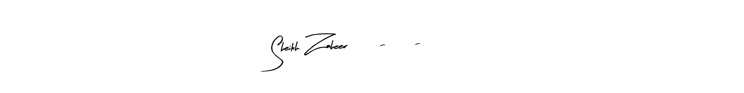 How to make Sheikh Zaheer 16-10-2024 signature? Arty Signature is a professional autograph style. Create handwritten signature for Sheikh Zaheer 16-10-2024 name. Sheikh Zaheer 16-10-2024 signature style 8 images and pictures png