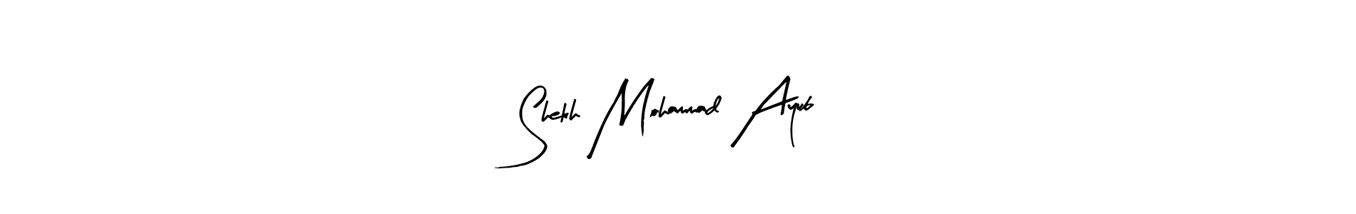 Also we have Shekh Mohammad Ayub name is the best signature style. Create professional handwritten signature collection using Arty Signature autograph style. Shekh Mohammad Ayub signature style 8 images and pictures png