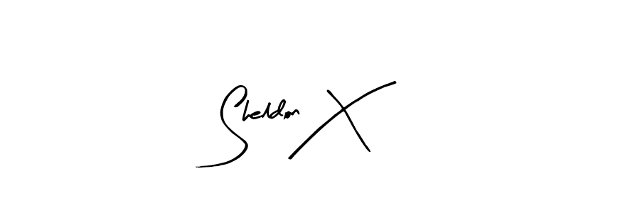 if you are searching for the best signature style for your name Sheldon X. so please give up your signature search. here we have designed multiple signature styles  using Arty Signature. Sheldon X signature style 8 images and pictures png