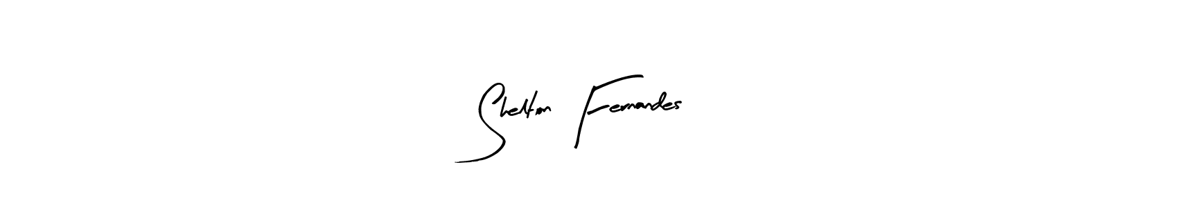 How to make Shelton Fernandes name signature. Use Arty Signature style for creating short signs online. This is the latest handwritten sign. Shelton Fernandes signature style 8 images and pictures png