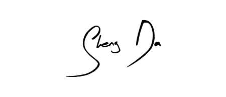 The Arty Signature font gives name Sheng Da a signature that looks effortless yet distinguished. Download high-res PNG instantly. Sheng Da signature style 8 images and pictures png